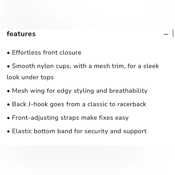 NWT Lively The Front Close No-Wire Bra in Toasted Almond 32B - Picture 9 of 11